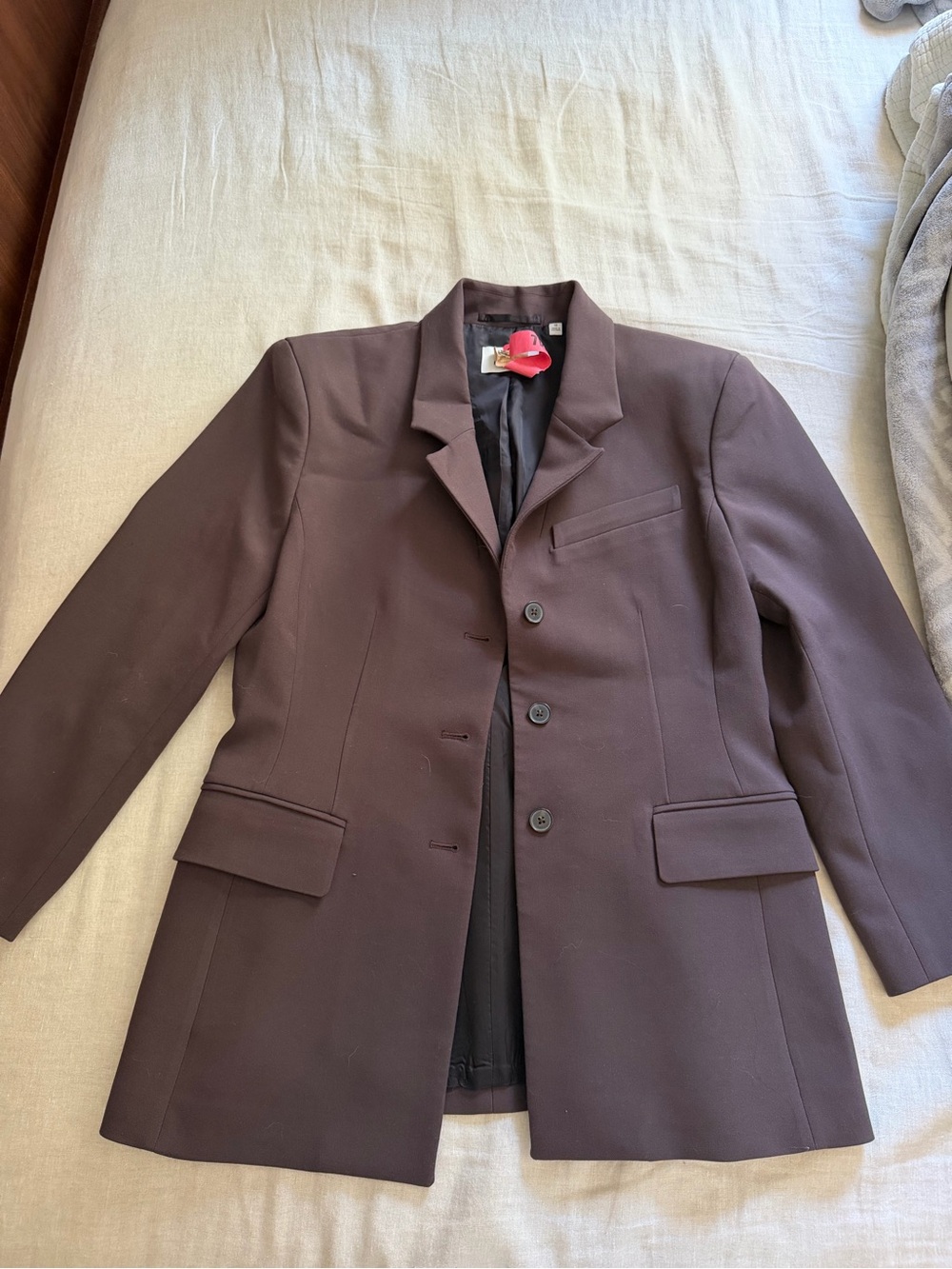 Aritzia Standout Blazer - Chocolate Brown